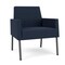 Lesro Mystic Lounge Reception Guest Chair, Charcoal, RF Blueberry Upholstery ML1101 - alternate 1